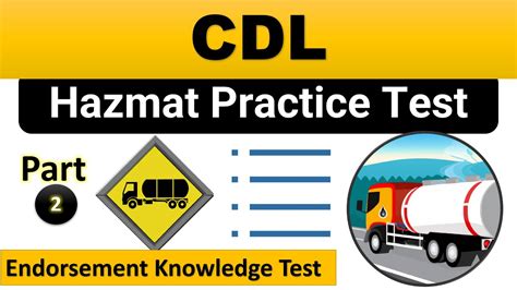 is hazmat test hard|cdl hazmat practice test questions.